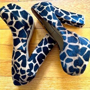 Dee Keller animal print platforms
